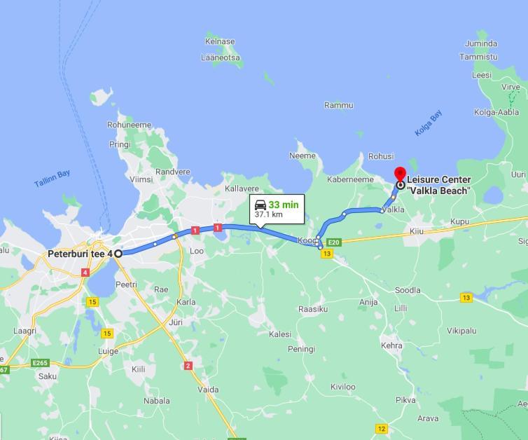 Valkla Puhkekeskuse Saunamaja Kuusalu Luaran gambar